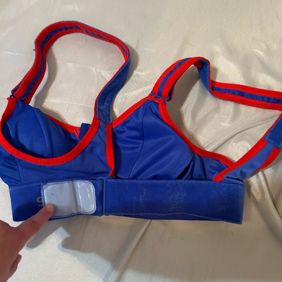 Shefit blue and red sports bra size XS - Picture 3 of 7